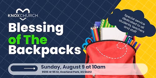 Blessing of the Backpacks