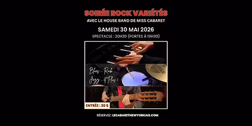Soir\u00e9e Rock Vari\u00e9t\u00e9s \u2013 Musique live au Cabaret New-Yorkais