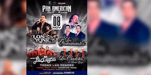 LOS CAMINANTES, LOS YONIC'S & MAS