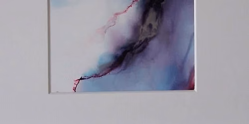 Paint with Alcohol Inks with Purple Meadow Arts & Crafts on Saturday 27th June, 2026 10.30 - 1.30pm.
