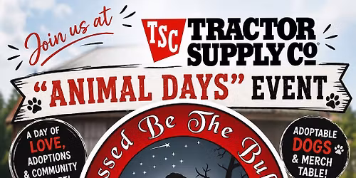 Tractor supply\/BBTB animal days adoption event 