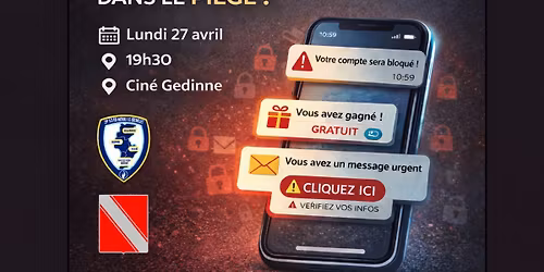 Soir\u00e9e de sensibilisation : escroqueries en ligne, comment ne pas tomber dans le pi\u00e8ge ?