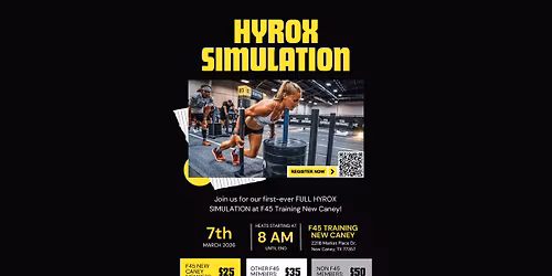 Full Hyrox Simulation at F45 Training New Caney