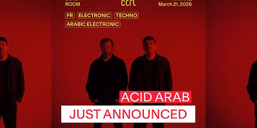 [SOLD OUT] Acid Arab [FR] 