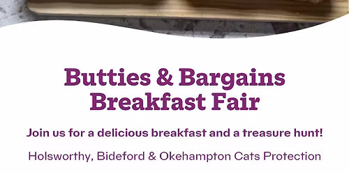 Butties & Bargains Breakfast for Cats