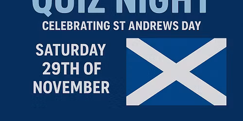 St Andrew\u2019s Day Quiz Night