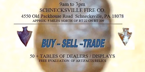 LEHIGH VALLEY, PA NATIVE AMERICAN ARTIFACT SHOW