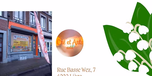 Portes Ouvertes & Vente de Muguet \ud83c\udf3c | Cr\u00e9 et Arts ASBL (Li\u00e8ge)