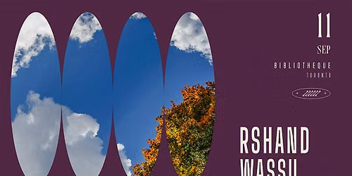 rshand & Wassu -  Biblioth\u00e8que (FREE w\/ RSVP)