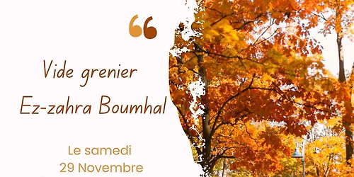 Vide Grenier Ezzahra - Boumhal