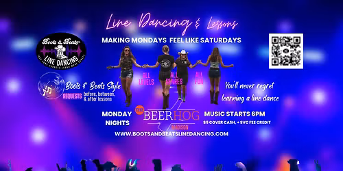 Making Mondays Feel Like Saturdays- Line Dancing & Lessons