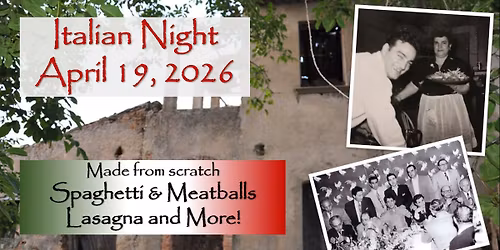 Italian Night at Four of a Kind