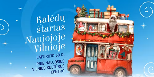 Kal\u0117d\u0173 startas Naujojoje Vilnioje!