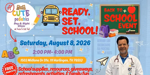 Ready, Set, School! Back to School Event at Cute Pediatrics