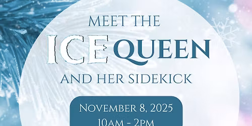 Ice Queen and her sidekick meet and greet