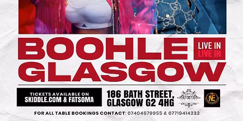 BOOHLE Live in Glasgow