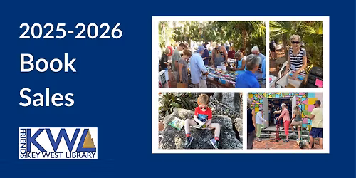 January's Book Sale in the Palm Garden