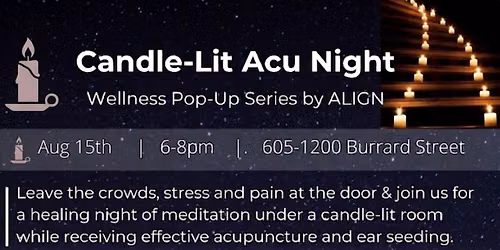 Vancouver Wellness Pop-Up: Candle-Lit Acupuncture & Queer Poetry Reading
