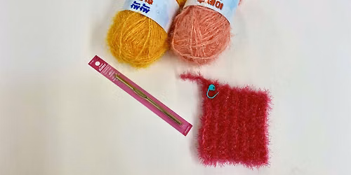 Square Crochet Scrubby - Pearl City