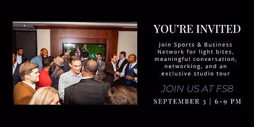 Sports and Business Network Mixer: An Evening of Connection & Wellness
