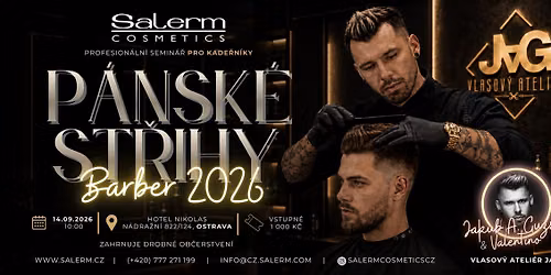 \ud83d\udc88 P\u00e1nsk\u00e9 st\u0159ihy BARBER 2026 \ud83d\udc88 14. 9. 2026\ud83d\udc88 OSTRAVA \ud83d\udc88