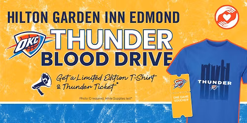 Thunder Blood Drive @ Hilton Garden Inn Edmond