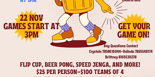 Bar Olympics Benefit for Max Miller!\ud83c\udf7b