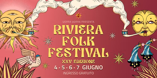 XXV Riviera Folk Festival dal 4 al 7 Giugno 