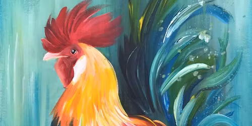 JOIN BRUSH PARTY WITH JO TO PAINT \u2018 EL GALLO\u2019 BILLINGTON, NR LEIGHTON BUZZARD