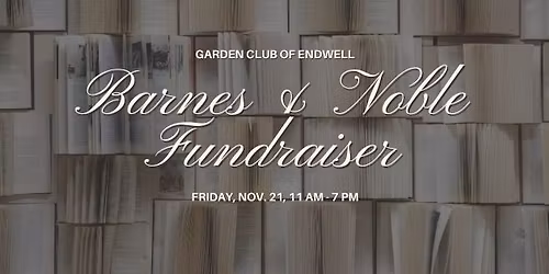 Barnes & Noble Fundraiser