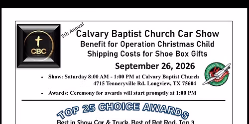 Calvary Baptist Church car show