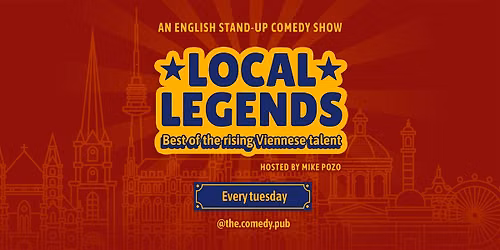 English Stand Up Comedy Showcase "Local Legends" @The.Comedy.Pub