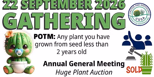 CSSA AGM & September Gathering 2026