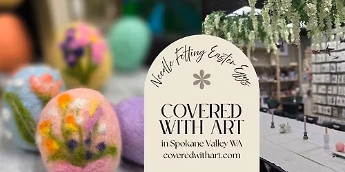 Needle Felting Easter Eggs