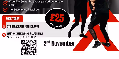 Female Only Self Defence Workshop - Level 1