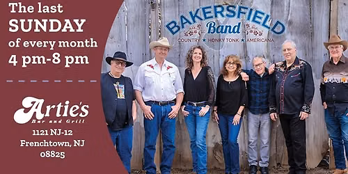 Bakersfield Band LIVE at Artie's - Every last Sunday of the Month