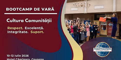 Bootcamp de Var\u0103 \u2013 Toastmasters Divizia F
