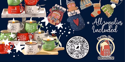 Christmas Candle & Craft Class