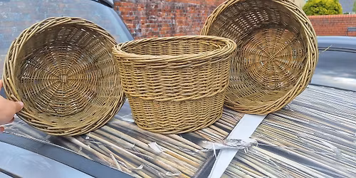 Beginners basketry workshop: round baskets