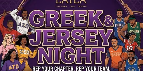 Greek & Jersey Night: Rep Your Chapter, Rep Your Team