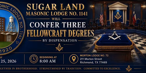 Three Fellowcraft Degrees