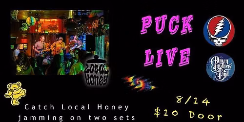 Local Honey at Puck Live by Great Barn