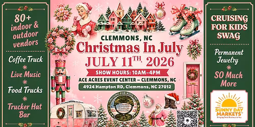 CHRISTMAS IN JULY with Sunny Day Markets and CFK