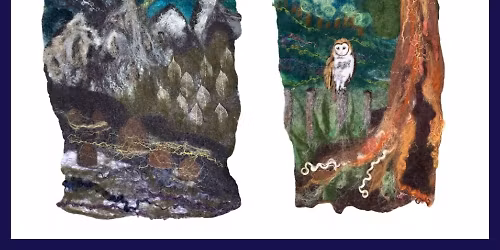 Over the Hills Long Felted Landscape with Eve Marshall