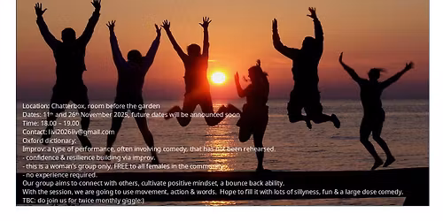 Improv acting & movement class