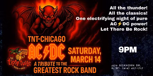 AC\/DC TRIBUTE BAND TNT-CHICAGO returns to the Tipsy Turtle