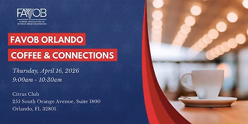 FAVOB ORLANDO COFFEE & CONNECTIONS