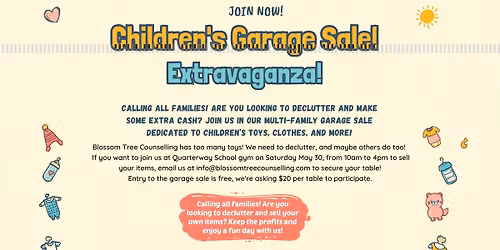 Children's Garage Sale Extravaganza