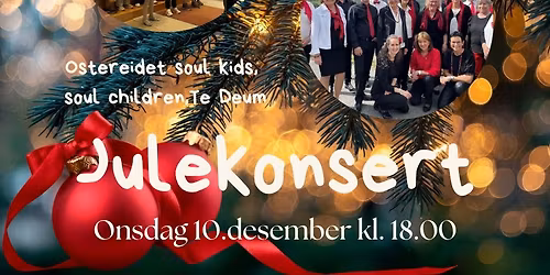 Julekonsert med kora i Ostereidet kyrkje
