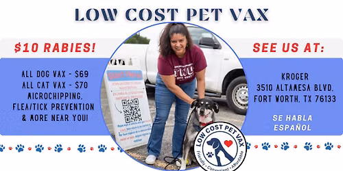 Fort Worth Low Cost Pet Vaccinations (Altamesa Blvd)